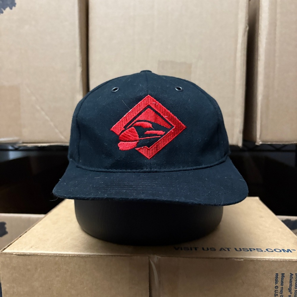 Vintage Marlboro Unlimited Black Baseball Cap Embroidered Logo One Size